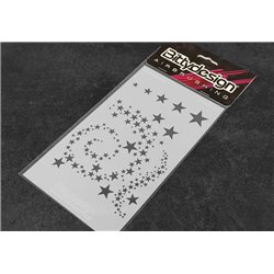 Stencil Vinyl Stjärnor V2