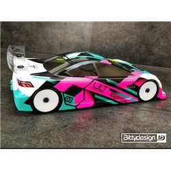 JP8 Clear body 1/10 TC 190mm Ultra Lite Weight