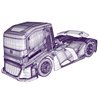 IRON Clear Body 1/10 Truck 190mm