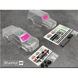 T-400 1/18 Clear Body Traxxas TRX-4M Pre-cut