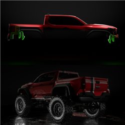 T-400 1/18 Clear Body Traxxas TRX-4M Pre-cut