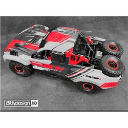 FALCON-X Clear Body for TRAXXAS UDR Pre-cut 1.5mm