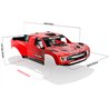 FALCON-X Clear Body for TRAXXAS UDR Pre-cut 1.5mm