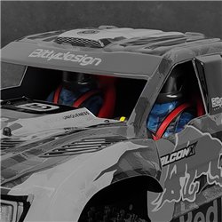 Clear Interior for TRAXXAS UDR FALCON-X, Pre-cut