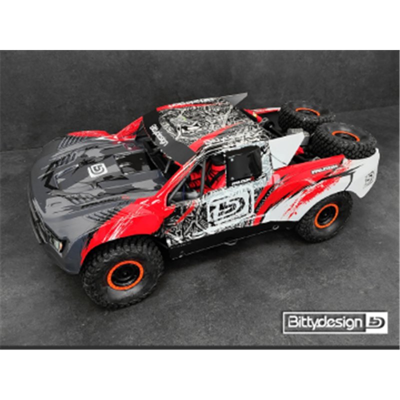 FALCON-X 1/7 Röd för TRAXXAS UDR 1.5mm