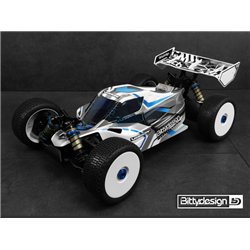 Kaross VISION 1/8 Buggy AE RC8B3.1E El (Omålad) Klippt