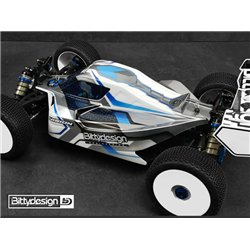 Body VISION 1/8 Buggy AE RC8B3.1E Electric (Clear) Pre-Cut