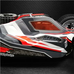Kaross VISION 1/8 Buggy Kyosho MP10 (Omålad) Klippt