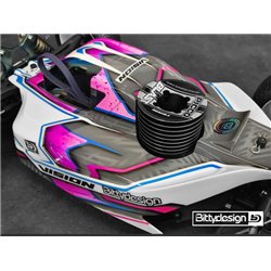 Body VISION 1/8 Buggy Mugen MBX8 (Clear) Pre-Cut