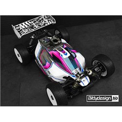 Body VISION 1/8 Buggy Mugen MBX8 (Clear) Pre-Cut