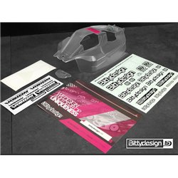 Kaross VISION 1/8 Buggy Mugen MBX8 (Omålad) Klippt