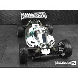 Body VISION 1/8 Buggy Mugen MBX8 Eco (Clear) Pre-Cut