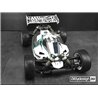 Kaross VISION 1/8 Buggy Mugen MBX8 Eco (Omålad) Klippt