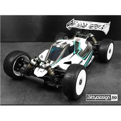 Body VISION 1/8 Buggy Mugen MBX8 Eco (Clear) Pre-Cut