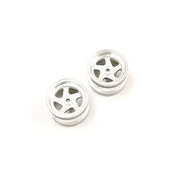 Wheel 5 spokes 43mm Kyosho Optima (2) Chrome Satin
