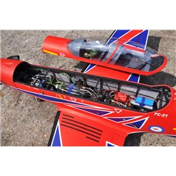 PC-21 Pilatus 55-65cc Gas/EP 1962mm El-landställ