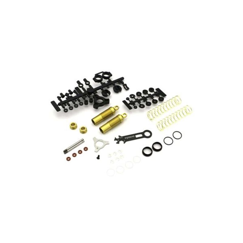 Rear Shock set Kyosho Turbo Optima - Mid (2) Gold