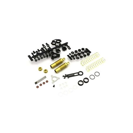 Rear Shock set Kyosho Turbo Optima - Mid (2) Gold