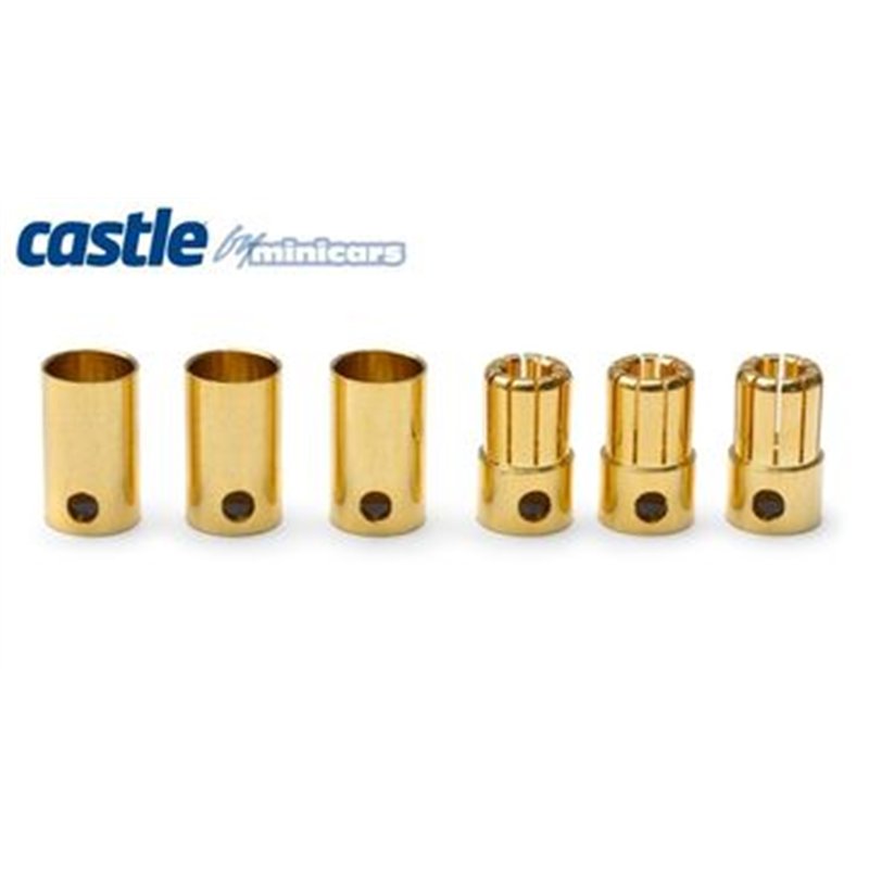 8mm Bullet Kontakter 3par 300A