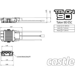 Talon 90 , 25V 90 AMP ESC 9A BEC