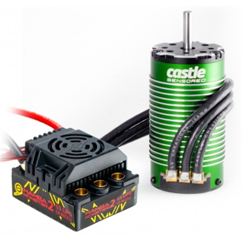 MAMBA MONSTER-2 1:8 25V WP ESC & 1512-2650KV Sensor Motor
