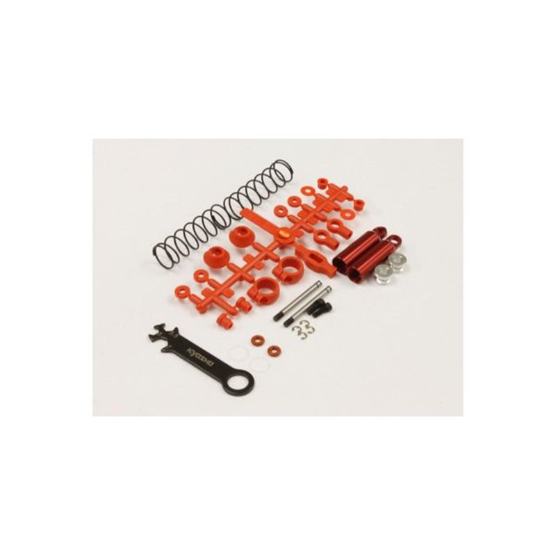 Rear Shock set Kyosho Tomahawk - Red (2)