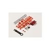 Rear Shock set Kyosho Tomahawk - Red (2)