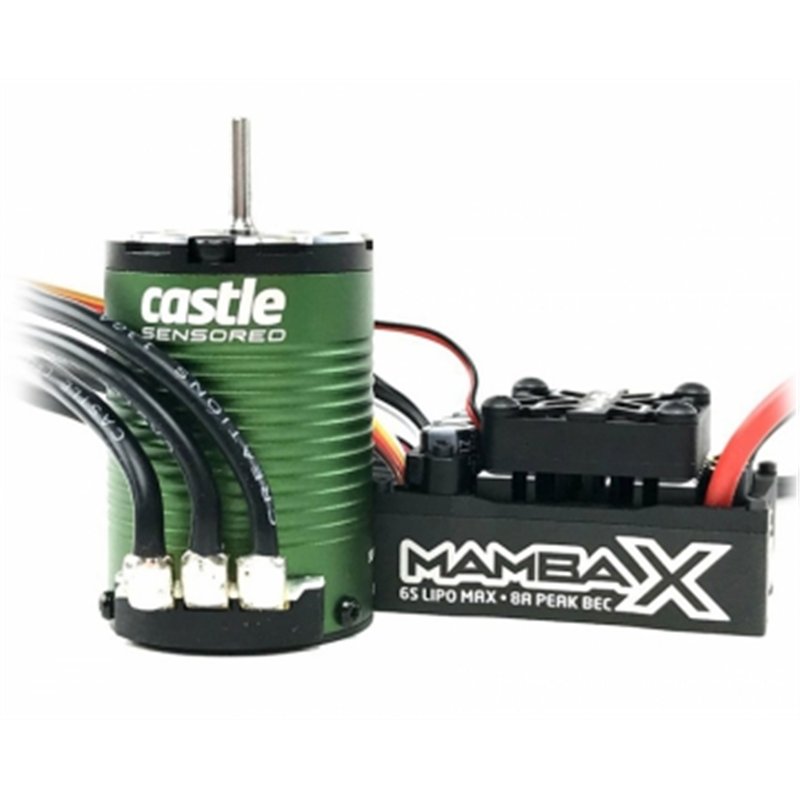 Mamba X SCT ESC Combo with 1410-3800KV Sensored Motor