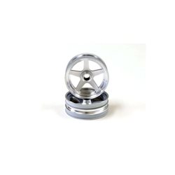Front Wheel Kyosho Beetle 2014 (2) Chrome Satin