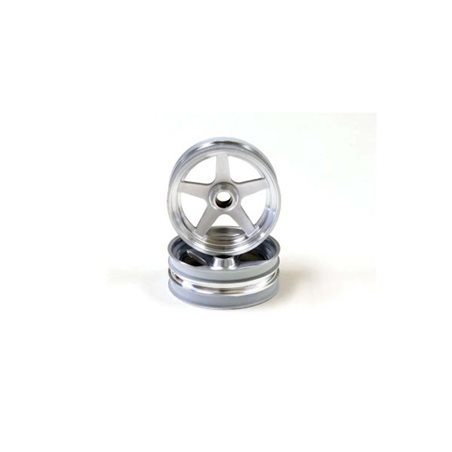 Front Wheel Kyosho Beetle 2014 (2) Chrome Satin