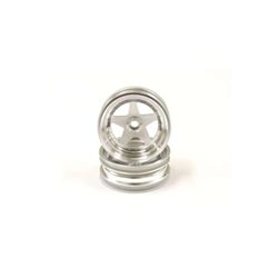 Front Wheel Kyosho Scorpion 2014 (2) Chrome Satin 2.2 inch