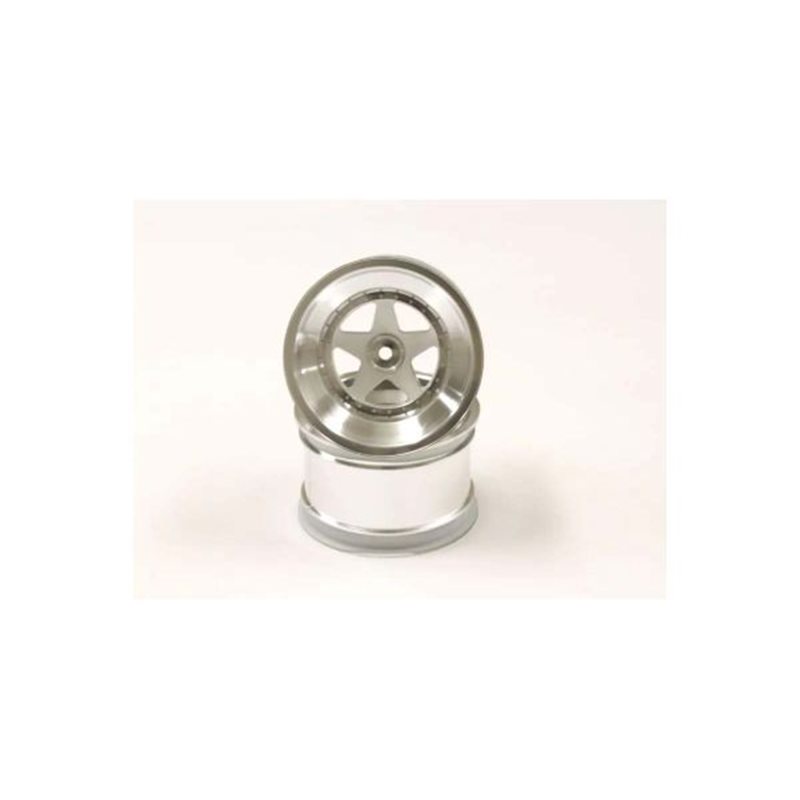 Rear Wheel Kyosho Scorpion 2014 (2) Chrome Satin 2.2 inch