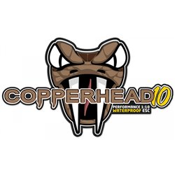 COPPERHEAD 10 ESC, 1406-2850KV Sensor Combo
