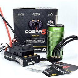 Cobra 5 8S 33.6V ESC, 2028-800KV Motor Combo 1/5