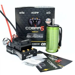 Cobra 5 8S 33,6V ESC, 1721-1260KV Motor Combo 1/7