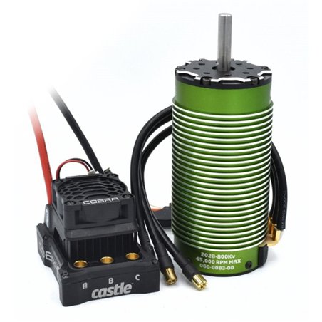 Cobra 6 8S 33,6V ESC, 2028-800KV Motor Combo 1/6-1/8