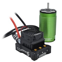 Cobra 6 8S 33,6V ESC, 1717-1260KV Motor Combo 1/6-1/8