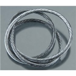 Kabel 90cm 08 AWG Svart