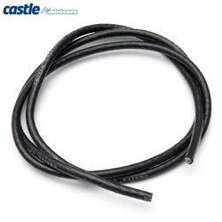 WIRE, 36", 10 AWG, BLACK