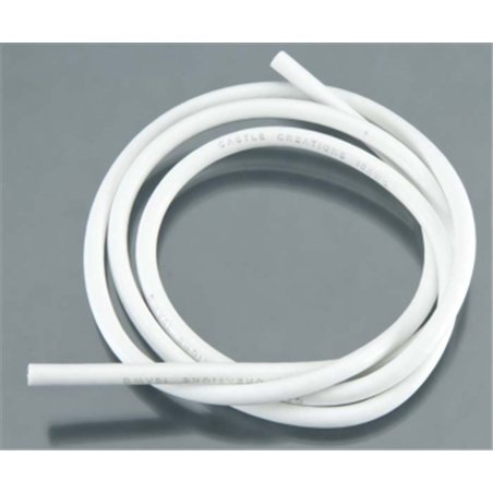 WIRE, 36", 10 AWG, WHITE