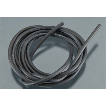 WIRE, 60", 13 AWG, BLACK