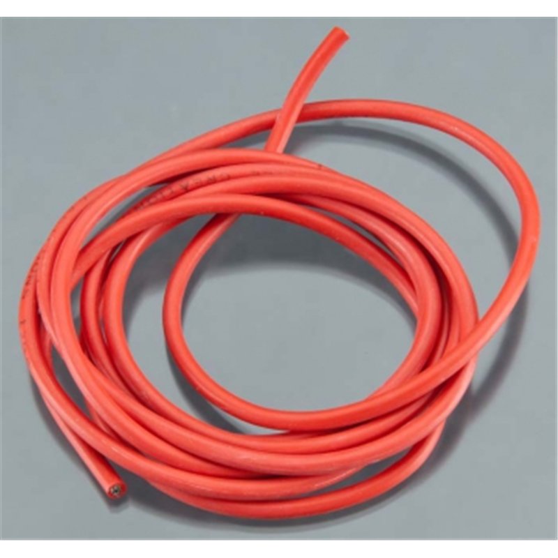 WIRE, 60", 13 AWG, RED