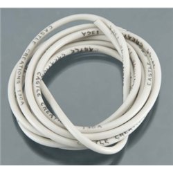 Kabel 150cm 13 AWG Vit
