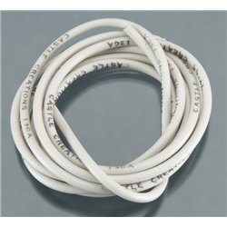 Kabel 150cm 13 AWG Vit