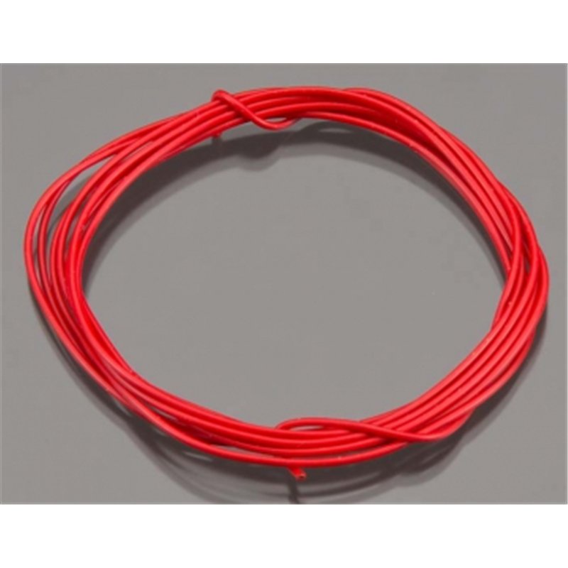 WIRE, 60", 24 AWG, RED