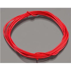 WIRE, 60", 24 AWG, RED