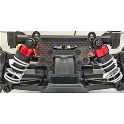 Carbon Rear Shock Stay TC Kyosho EP Fazer 2.0 - Carbone