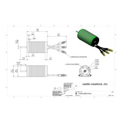Motor 0808 Inrunner 5300KV Skala 1/18