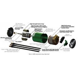 Motor Sensor Inrunner 4-Pole 1406-7700KV