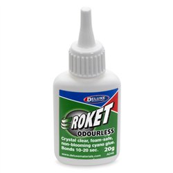 Roket Odourless CA Glue Thick 20gr